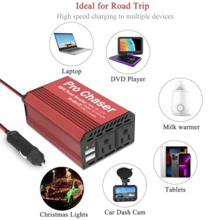 How many watts is suitable for a vehicle inverter?